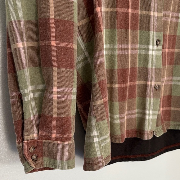 Altar’d State Giddy Up Buttercup Green Plaid Button Up S - Picture 4 of 6